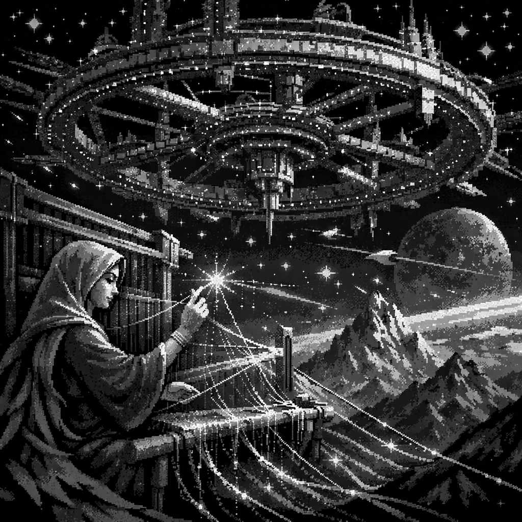 Story banner for The Mountain Spinner and the Loom of Stars