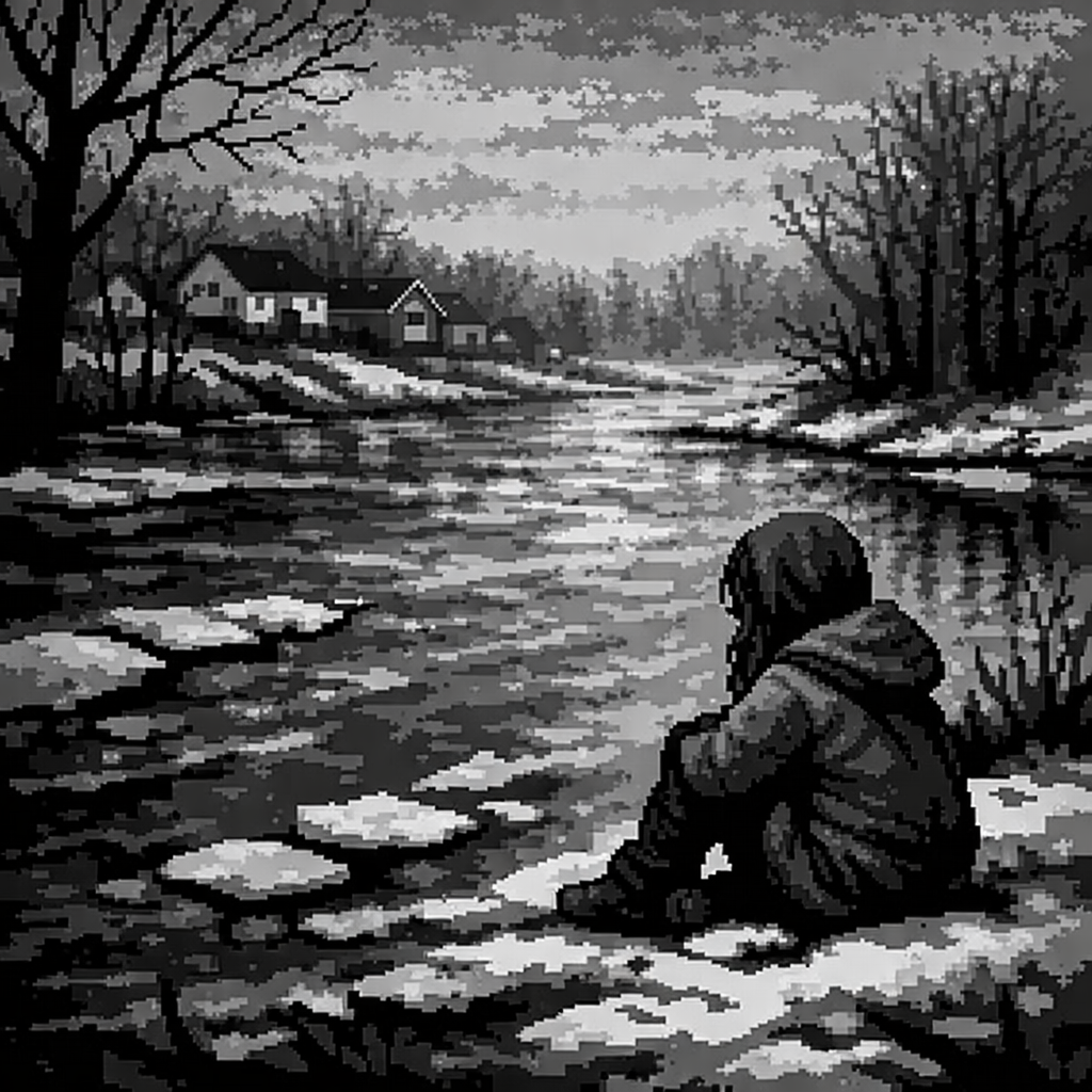 Story banner for The Girl by the Thawing River